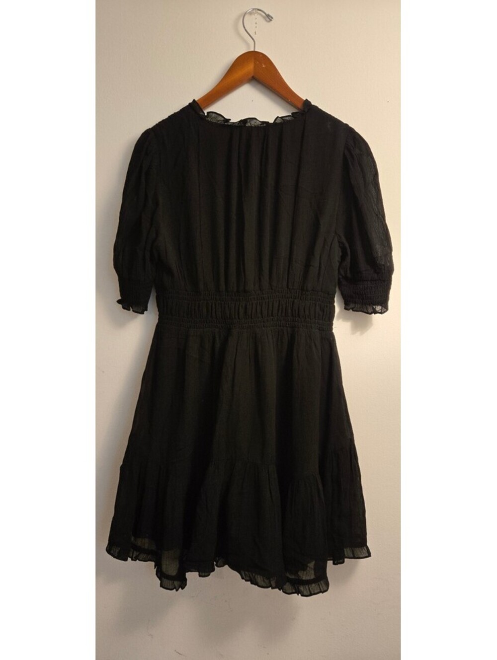 ALLSAINTS Via Ruffle Mini Dress (6) - Picture 5 of 5